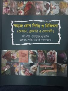 সহজে রোগ নির্ণয় ও চিকিৎসা বইটির কভার ফটো